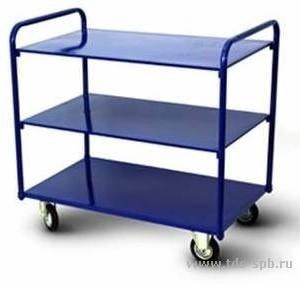 Ручные платформенные тележки: Россия ТПЯ 3/25 (700х1250) (без колес)